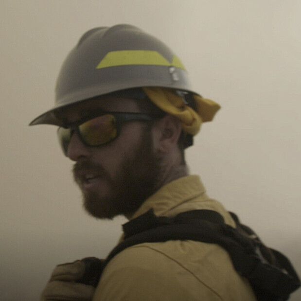 Photo of CAL FIRE worker
