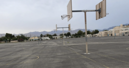 Empty Basketball Courts