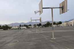 Empty Basketball Courts