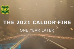 The 2021 Caldor Fire (One Year Later) Header