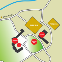Map of Parking for Resource Fair
