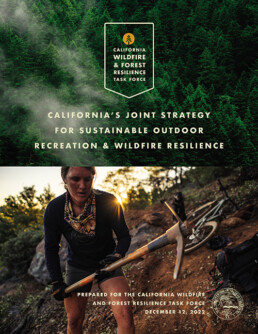 California'a Joint Strategy For Sustainable Outdoor Recreation & Wildfire Resilience Cover